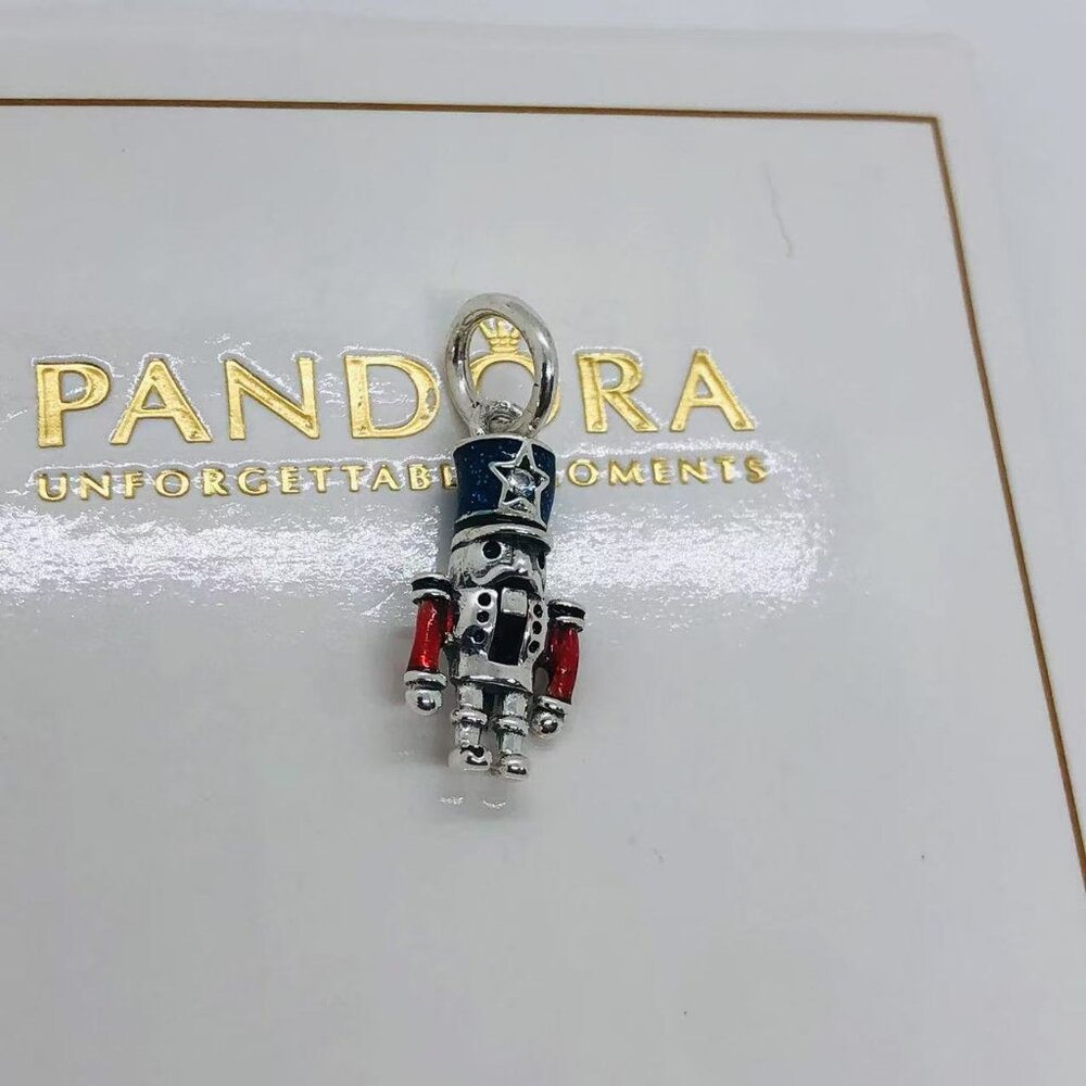 Pandora Moveable Nutcracker Dangle Charm - image 3